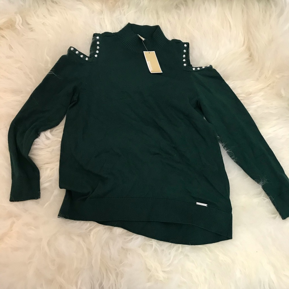 Michael Kors Dark Emerald Top